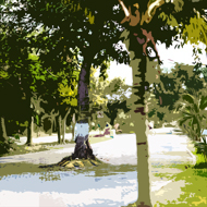 Road to the Beach - Cubed