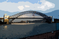 Sydney Harbor Bridge, Australia - Abstract