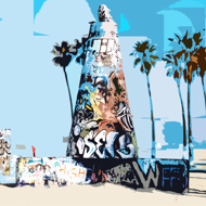 Venice Beach Graffiti - Abstract